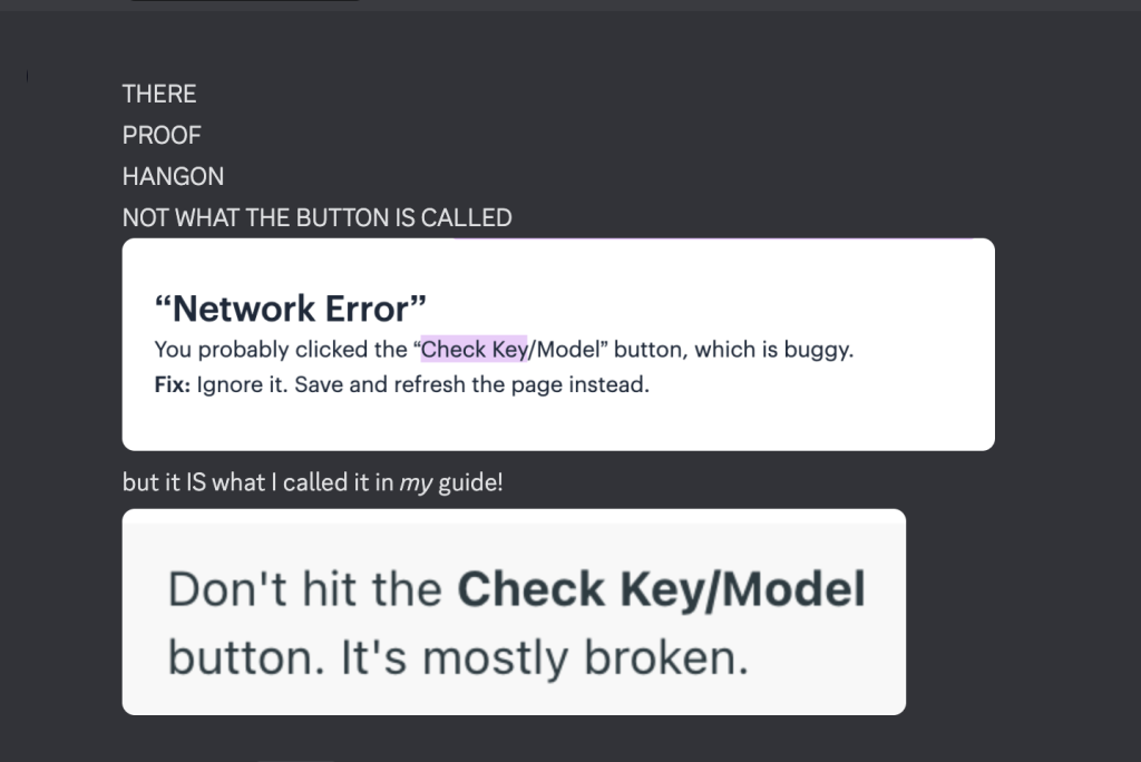 7. Perhaps the most damning proof that this was a simple copy-and-paste lift job - Soup accidentally mislabeled a button in her original guide. In Janitor's guide, the incorrect button name is still there. Not only did they steal the content, they didn't even bother to proof-read it. Amazing.